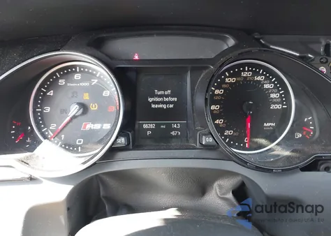 2013 Audi Rs 5 4.2 z USA, uszkodzony, nr VIN WUAC6AFR9DA901040